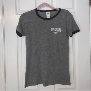 Gray Victoria’s Secret Pink Short Sleeve